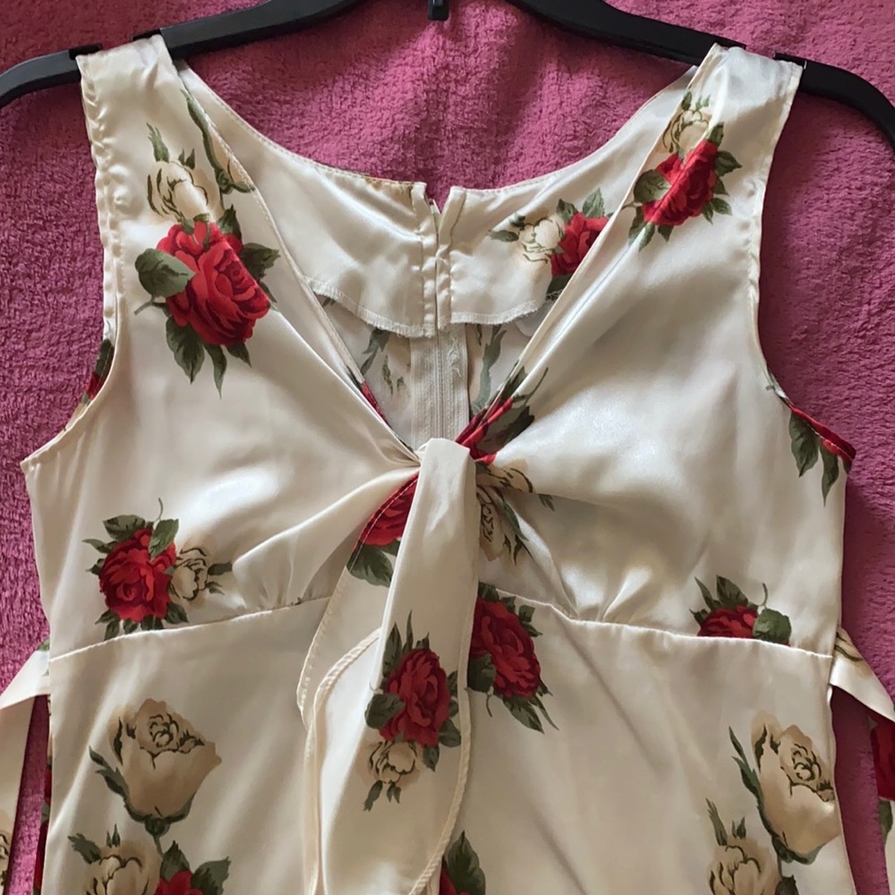 A beautiful silky dress